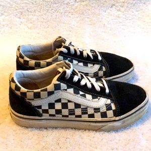 Vans Authentic Checked Skate Shoes Final Price